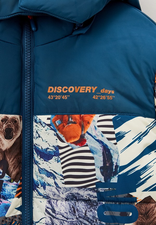 Куртка утепленная Button Blue разноцветный, размер 140, фото 4