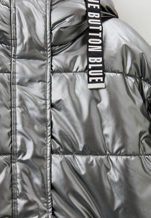 Куртка утепленная Button Blue серебряный, размер 146, фото 4