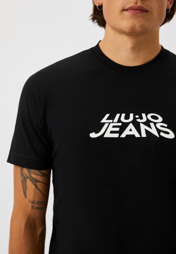 Футболка Liu Jo Uomo черный, размер 54, фото 4