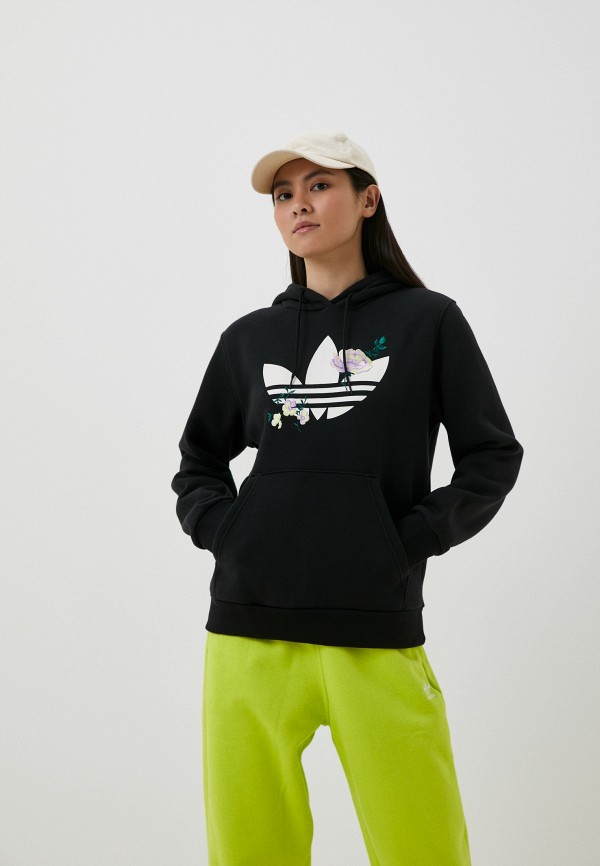 

Худи adidas Originals, Черный, FLOWER HOODIE