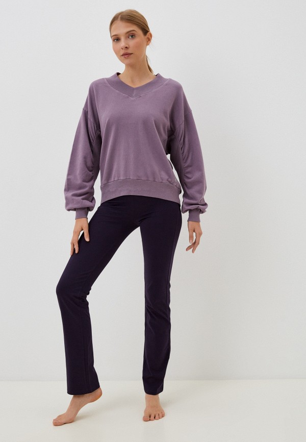 Свитшот Deha фиолетовый, размер 46, фото 2