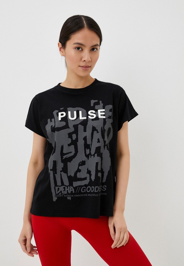 

Футболка Deha, Черный, PULSE MOVE & HYPE