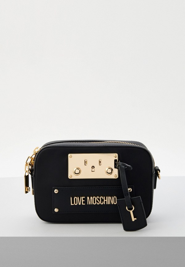 

Сумка и брелок Love Moschino, Черный