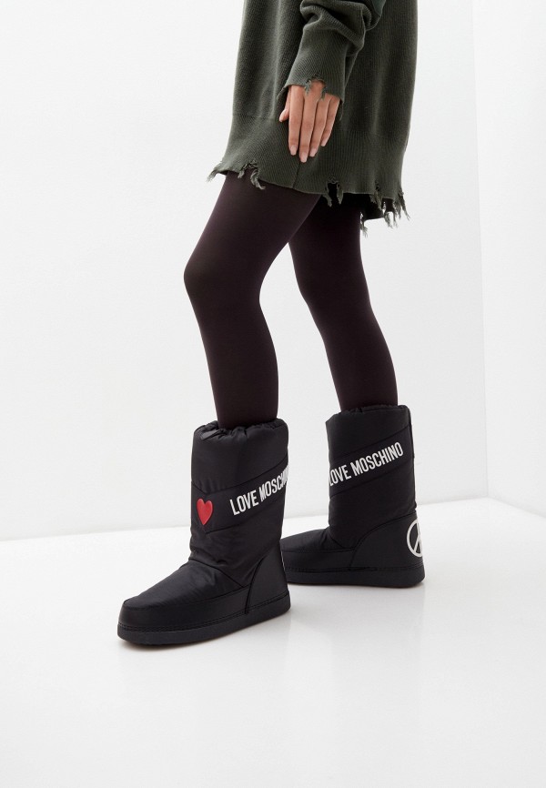 Луноходы Love Moschino черный, размер 39, фото 6