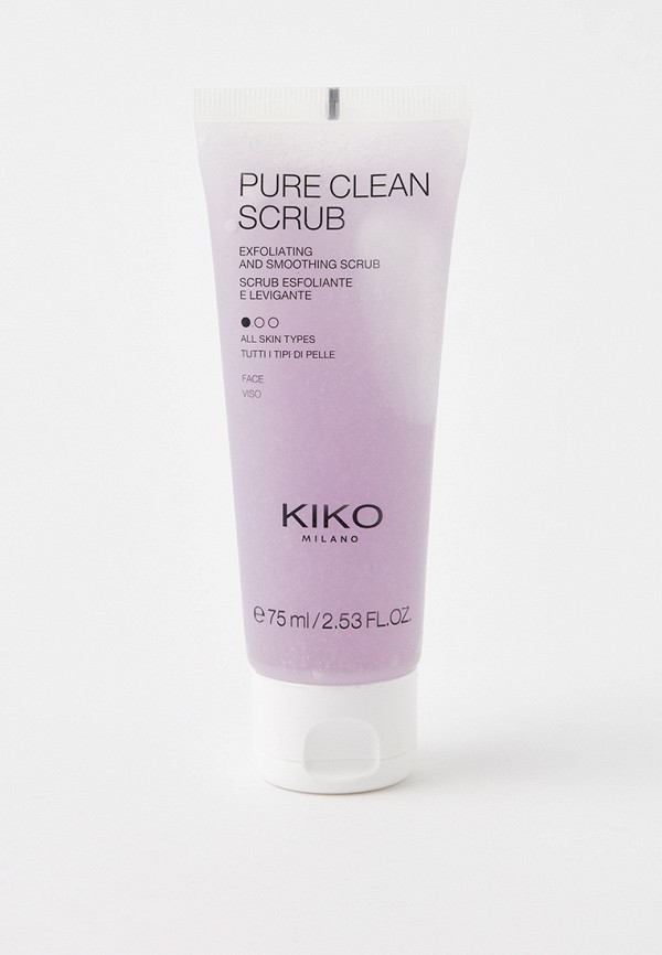 

Скраб для лица Kiko Milano, Прозрачный, очищающий Pure Clean Scrub, 75 мл