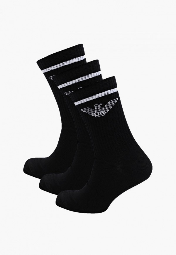 

Носки 3 пары Emporio Armani, Черный