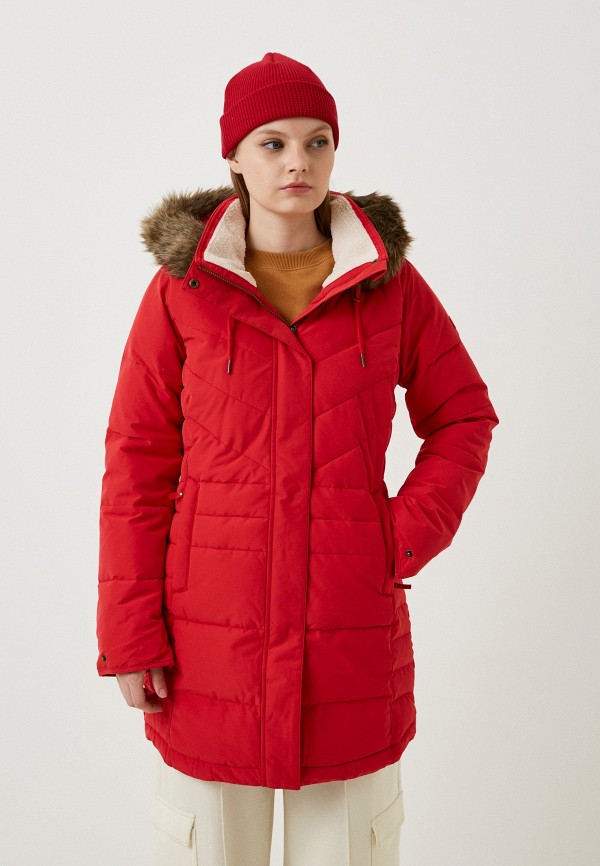 Куртка утепленная Roxy красного цвета