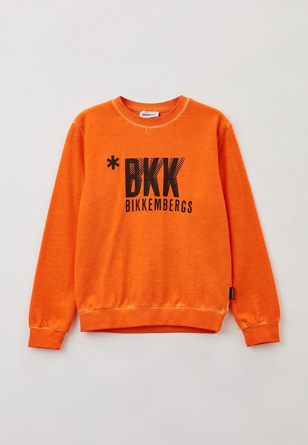 Свитшот Bikkembergs оранжевого цвета