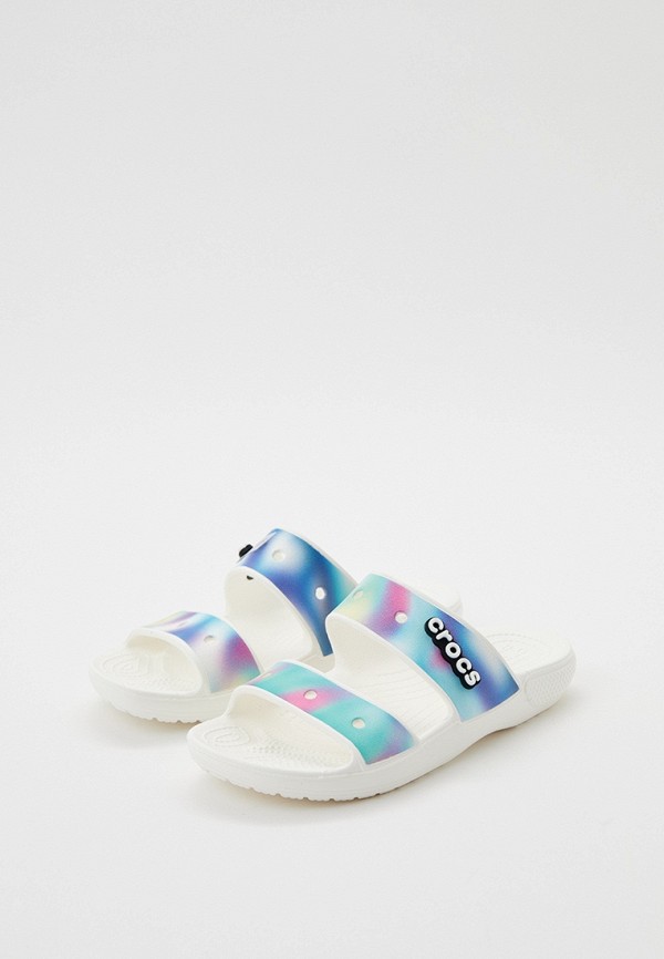 Сланцы и джиббитсы Crocs разноцветный, размер 42, фото 3