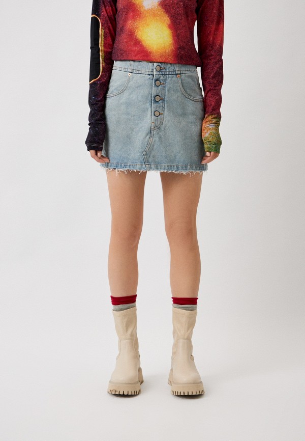

Юбка джинсовая MM6 Maison Margiela, Голубой