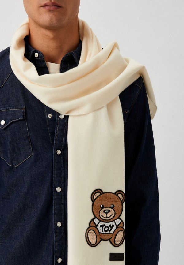 Шарф Moschino белый, размер 00, фото 5