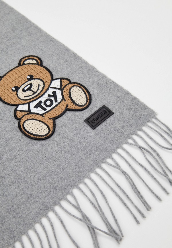 Шарф Moschino серый, размер 00, фото 2