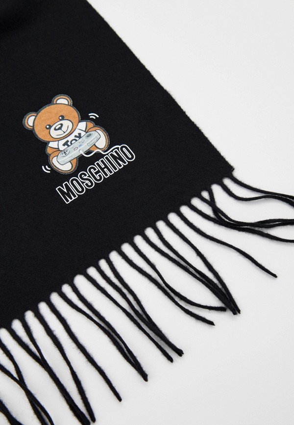 Шарф Moschino черный, размер 00, фото 2