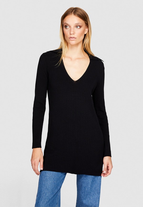 Пуловер Sisley черного цвета
