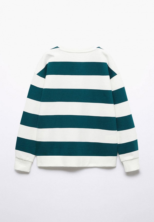 Свитшот Mango Kids бирюзовый, размер 116, фото 2