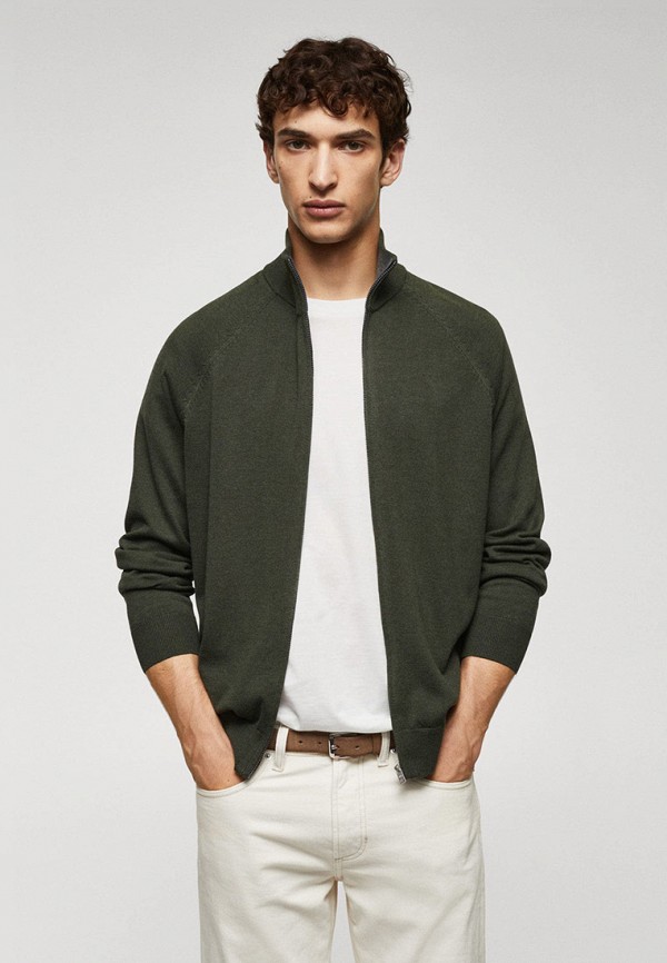 

Кардиган Mango Man, Хаки, TENC