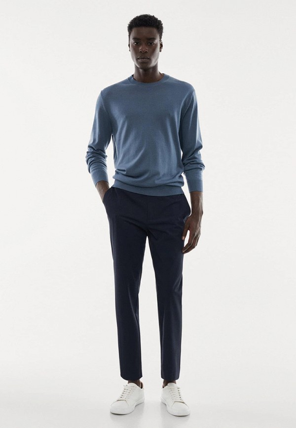 Джемпер Mango Man голубой, размер 56, фото 2