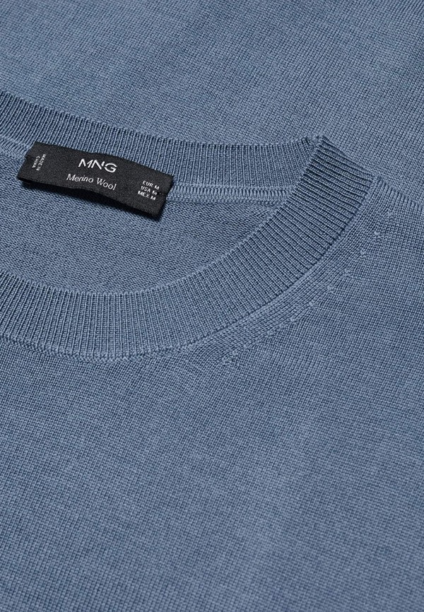 Джемпер Mango Man голубой, размер 56, фото 6