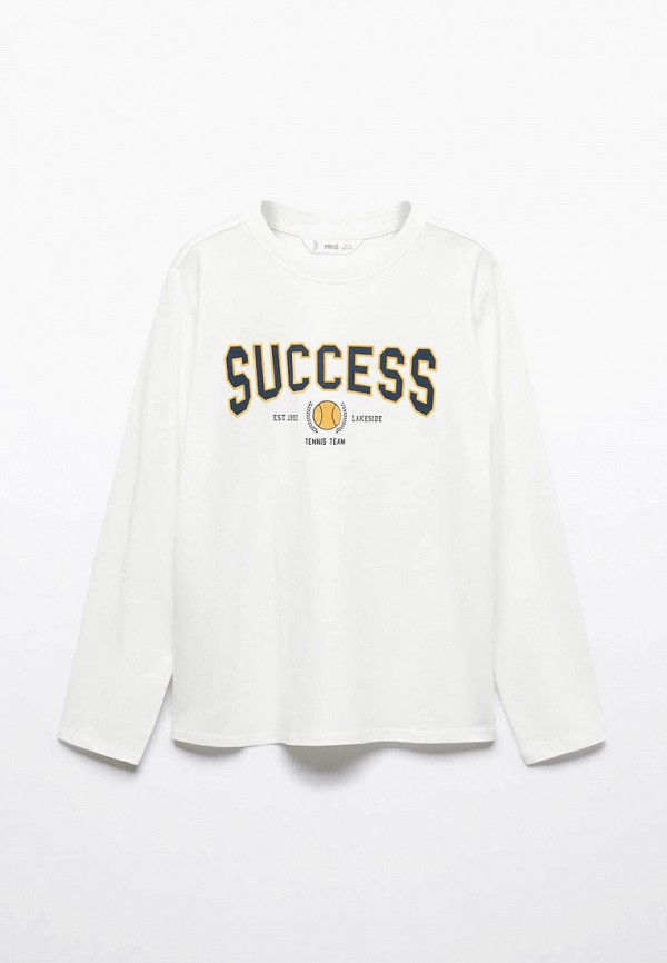 

Лонгслив Mango Kids, Белый, SUCCESS