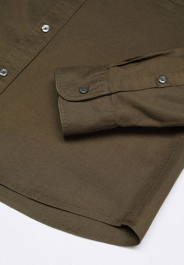 Рубашка Mango Man хаки, размер 54, фото 6