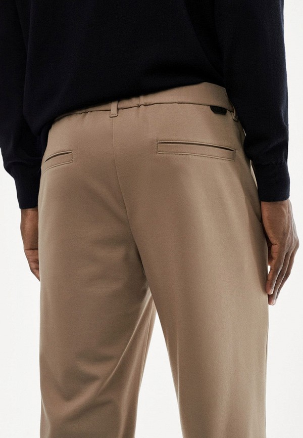 Брюки Mango Man бежевый, размер 48, фото 6