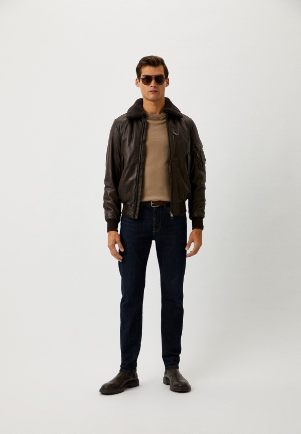 фото Куртка кожаная утепленная blouson