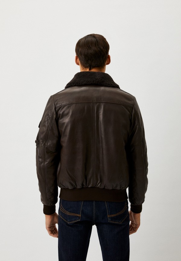 фото Куртка кожаная утепленная blouson