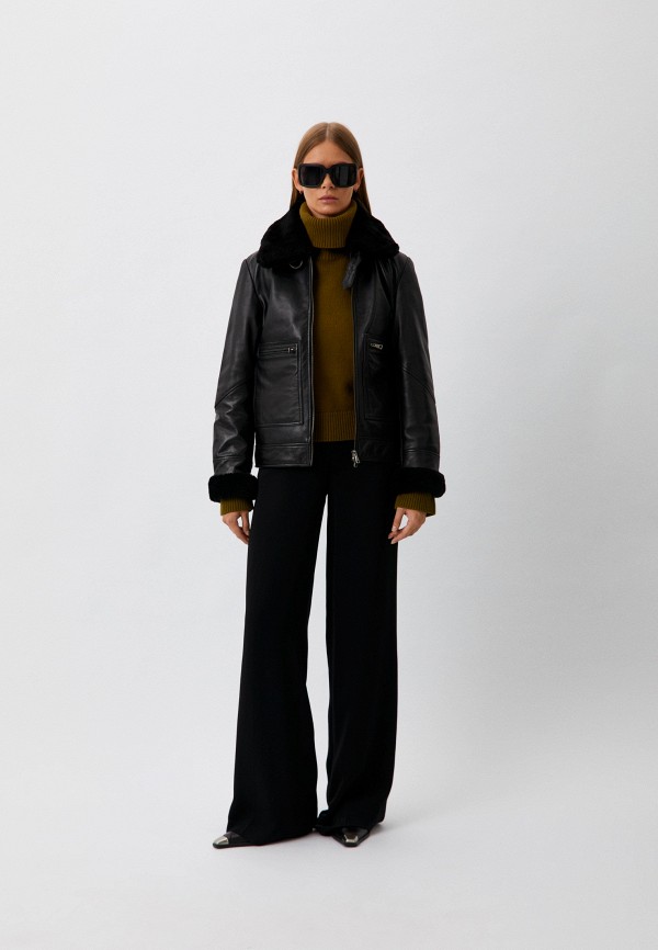 фото Куртка кожаная утепленная blouson