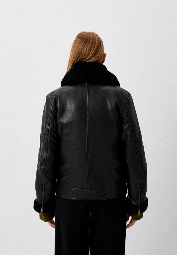 фото Куртка кожаная утепленная blouson