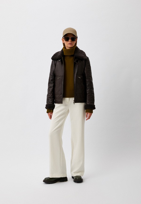 фото Куртка кожаная утепленная blouson