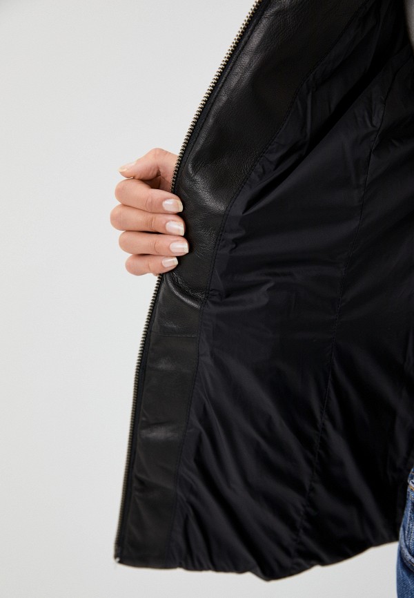 фото Куртка кожаная утепленная blouson