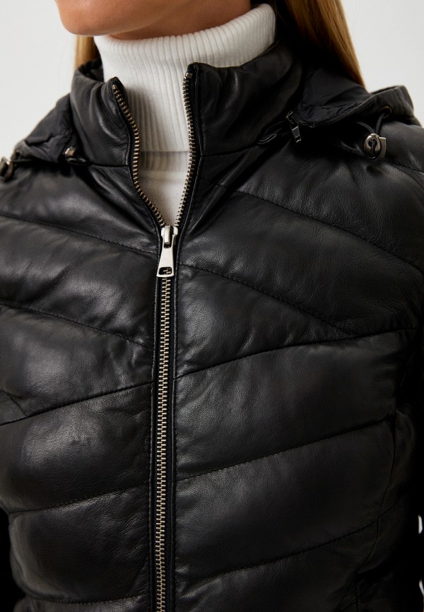 фото Куртка кожаная утепленная blouson