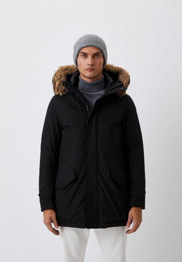

Парка Woolrich, Черный, POLAR HIGH COLLAR FUR PARKA