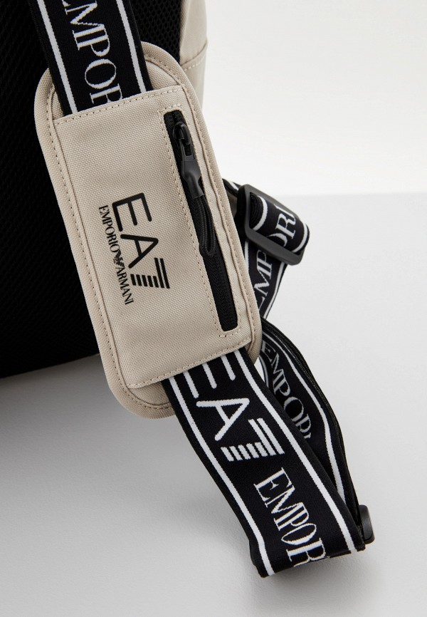 Рюкзак EA7 бежевый, размер 00, фото 4