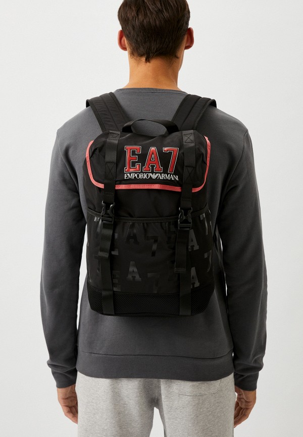 Рюкзак EA7 черный, размер 00, фото 5