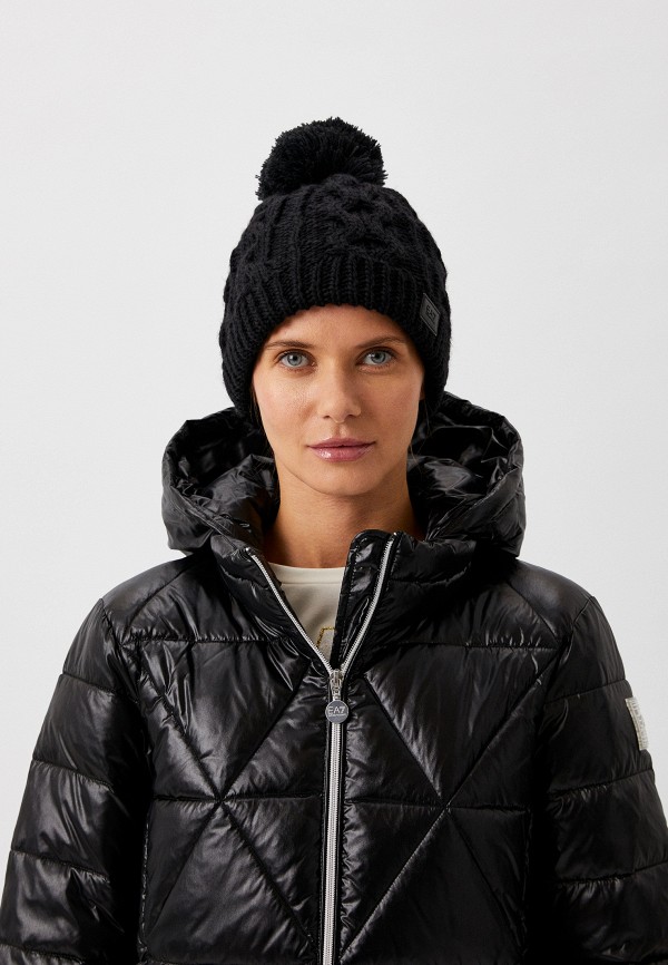 Шапка EA7 черный, размер M, фото 4