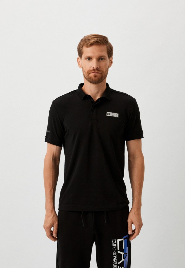 

Поло EA7, Черный