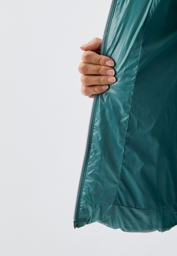 Куртка утепленная EA7 бирюзовый, размер 42, фото 4