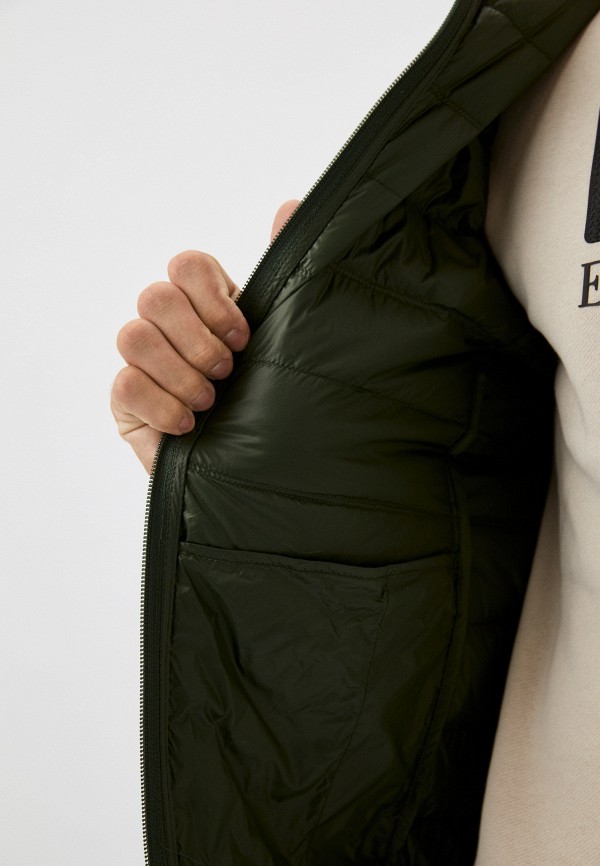 Пуховик EA7 зеленый, размер 52, фото 4