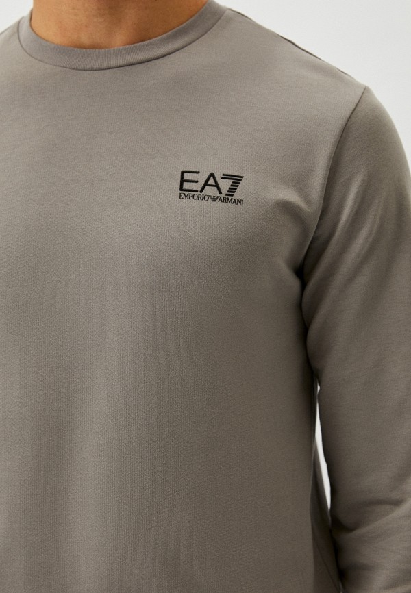 Свитшот EA7 серый, размер 54, фото 5
