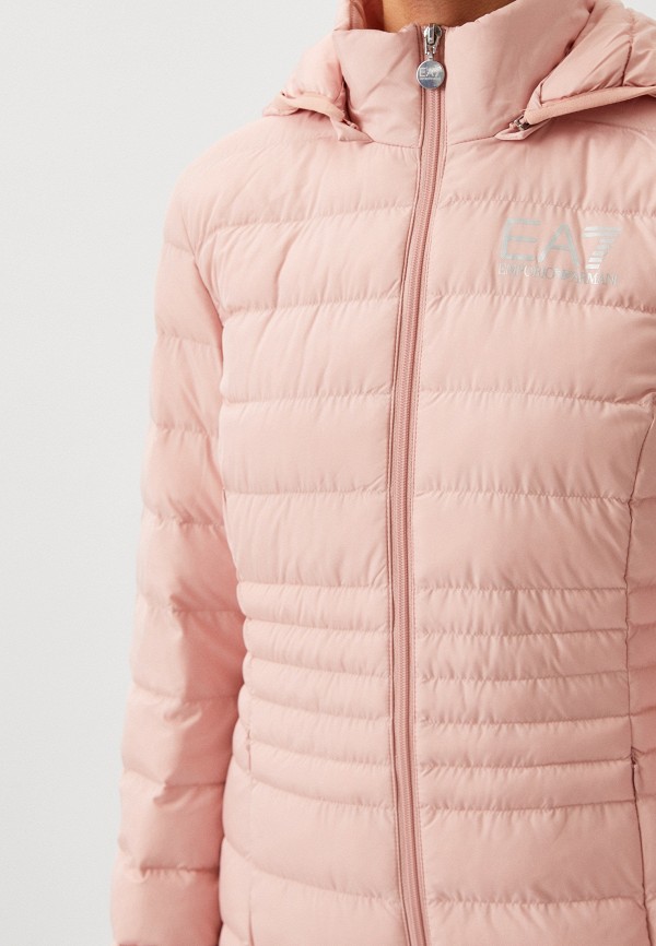 Куртка утепленная EA7 розовый, размер 44, фото 5