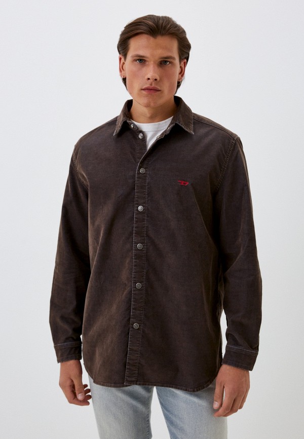 

Рубашка Diesel, Коричневый, Overshirt