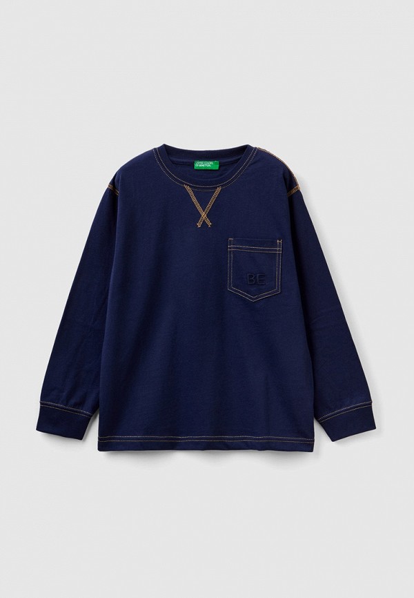 

Лонгслив United Colors of Benetton, Синий