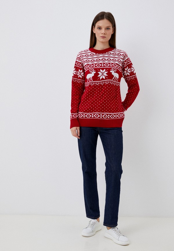 Джемпер Nale красный, размер 44, фото 2