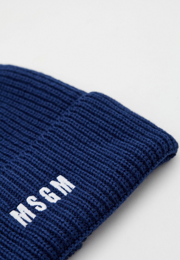 Шапка MSGM синий, размер 00, фото 3