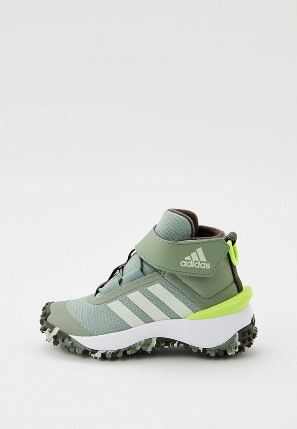 Ботинки adidas зеленого цвета