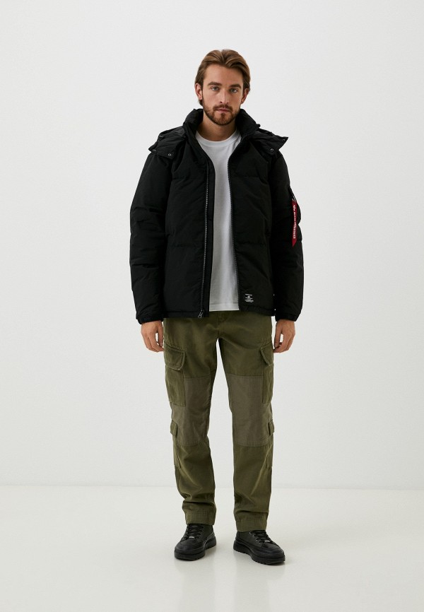 Пуховик Alpha Industries черный, размер 60, фото 2