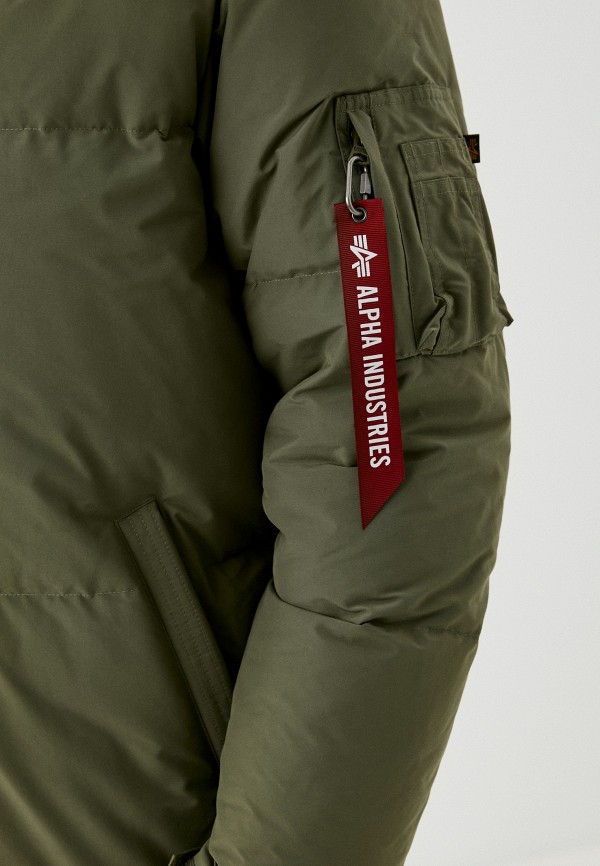 Пуховик Alpha Industries хаки, размер 60, фото 5