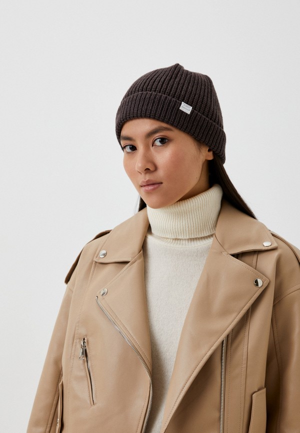 Шапка Alpha Industries коричневый, размер 00, фото 4