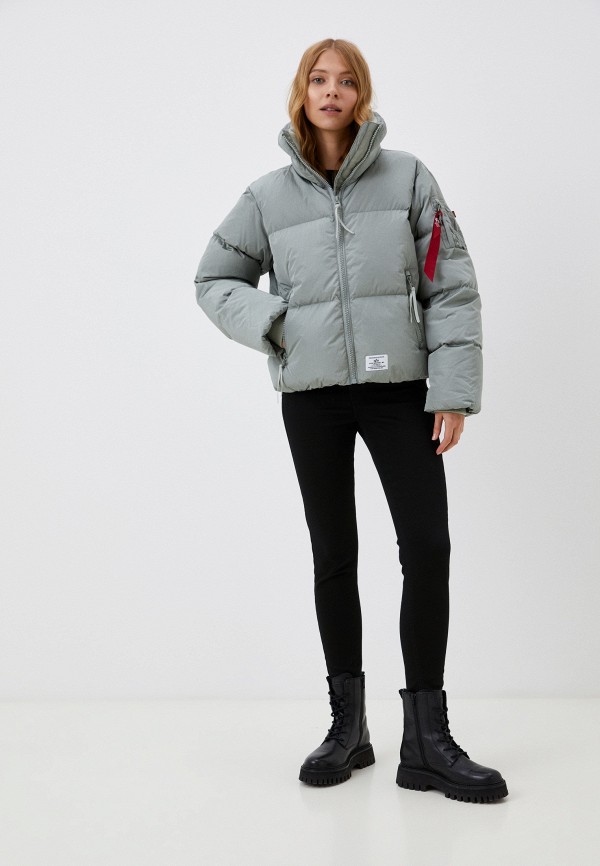 Куртка утепленная Alpha Industries зеленый, размер 44, фото 2